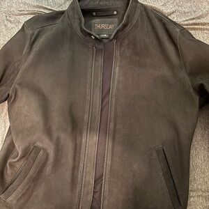 Men’s Thursday Boots Black Matte Racer Jacket